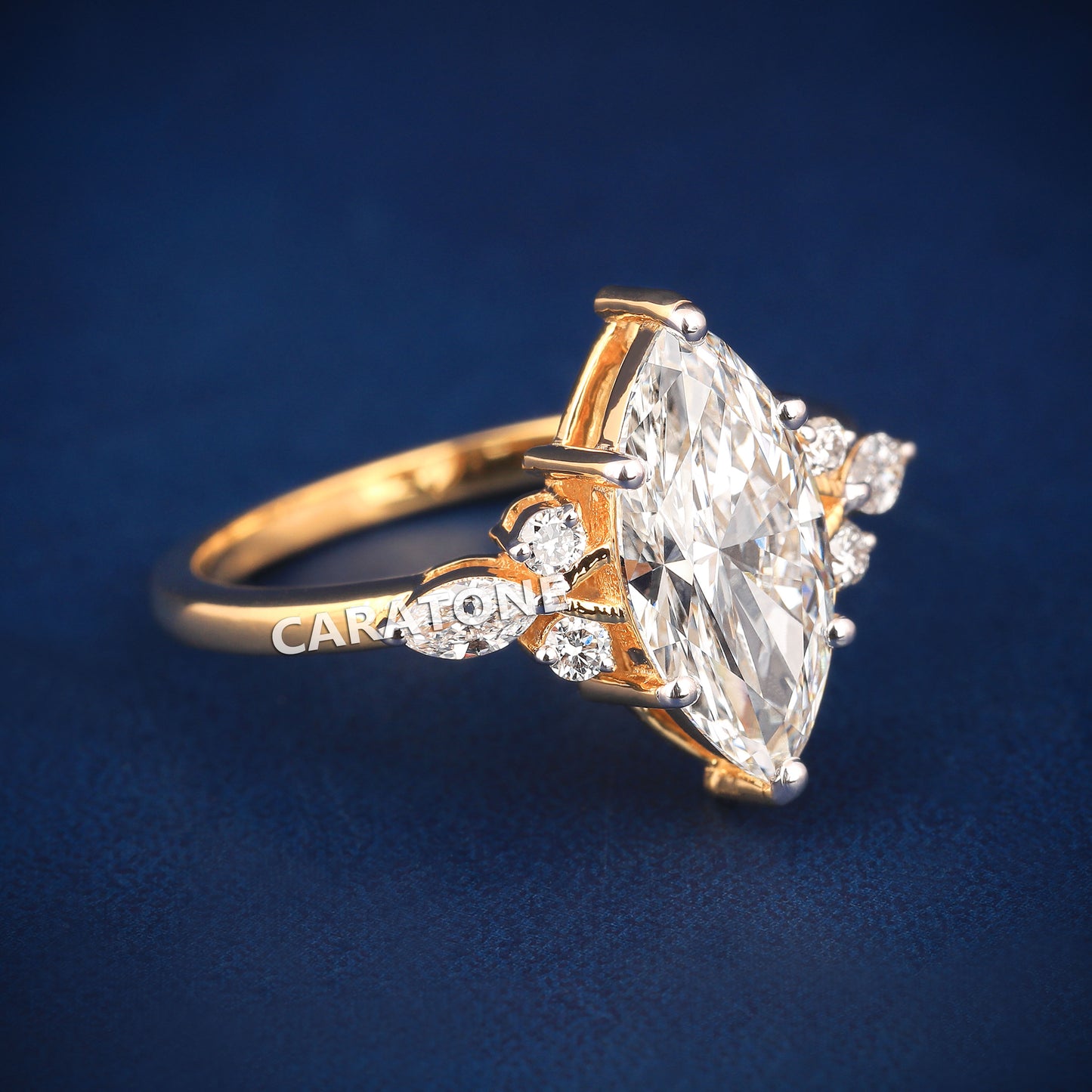 2ct diamond proposal best quality marquise cut diamond ring