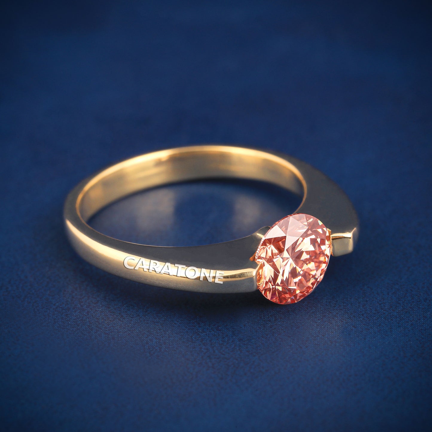 Pinky Diamond Solitaire Ring Diamond Tester Passed