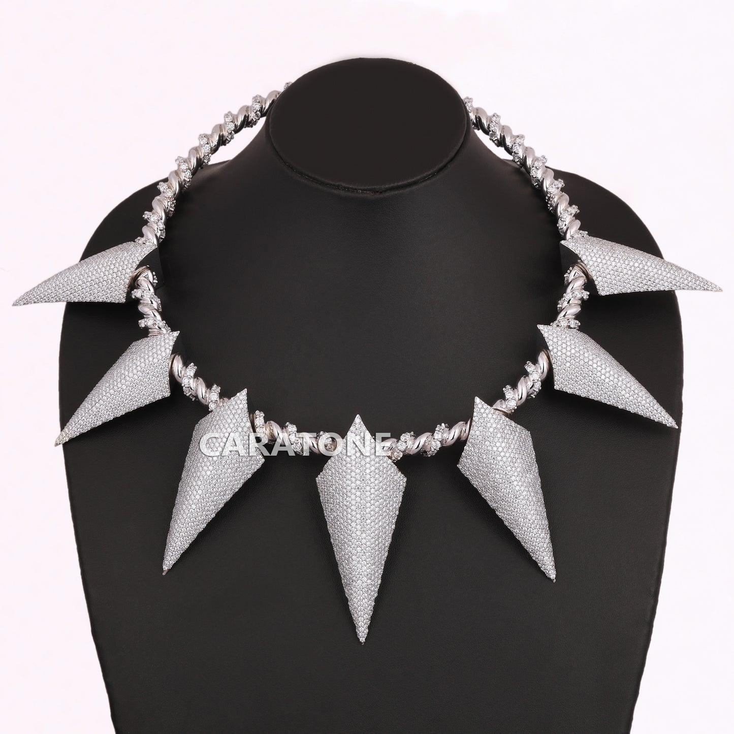 20 inch custom made long nails styled necklace