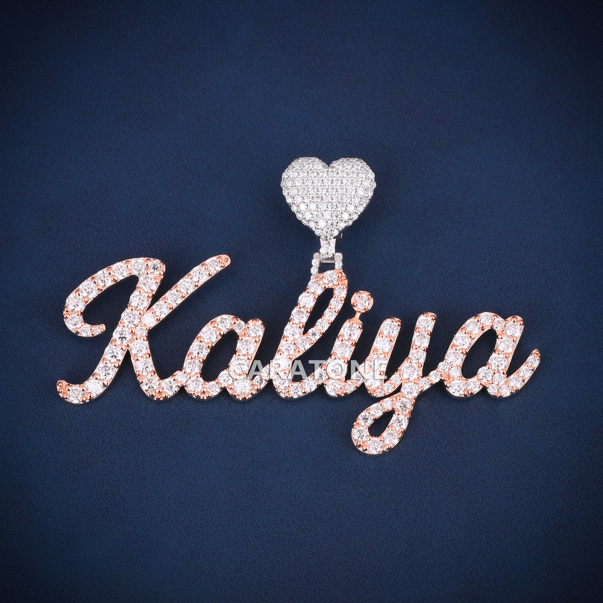 Custom Iced Out Kaliya Name Hip Hop Pendant with Lab Grown Diamonds