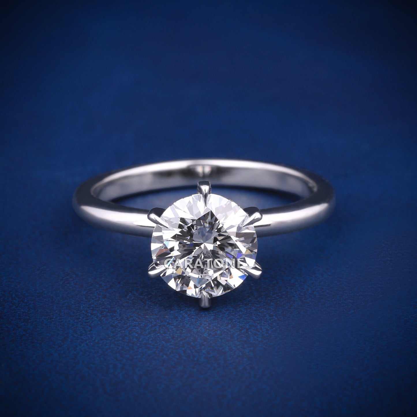 Proposal wedding 1.60CT round vvs diamond ring