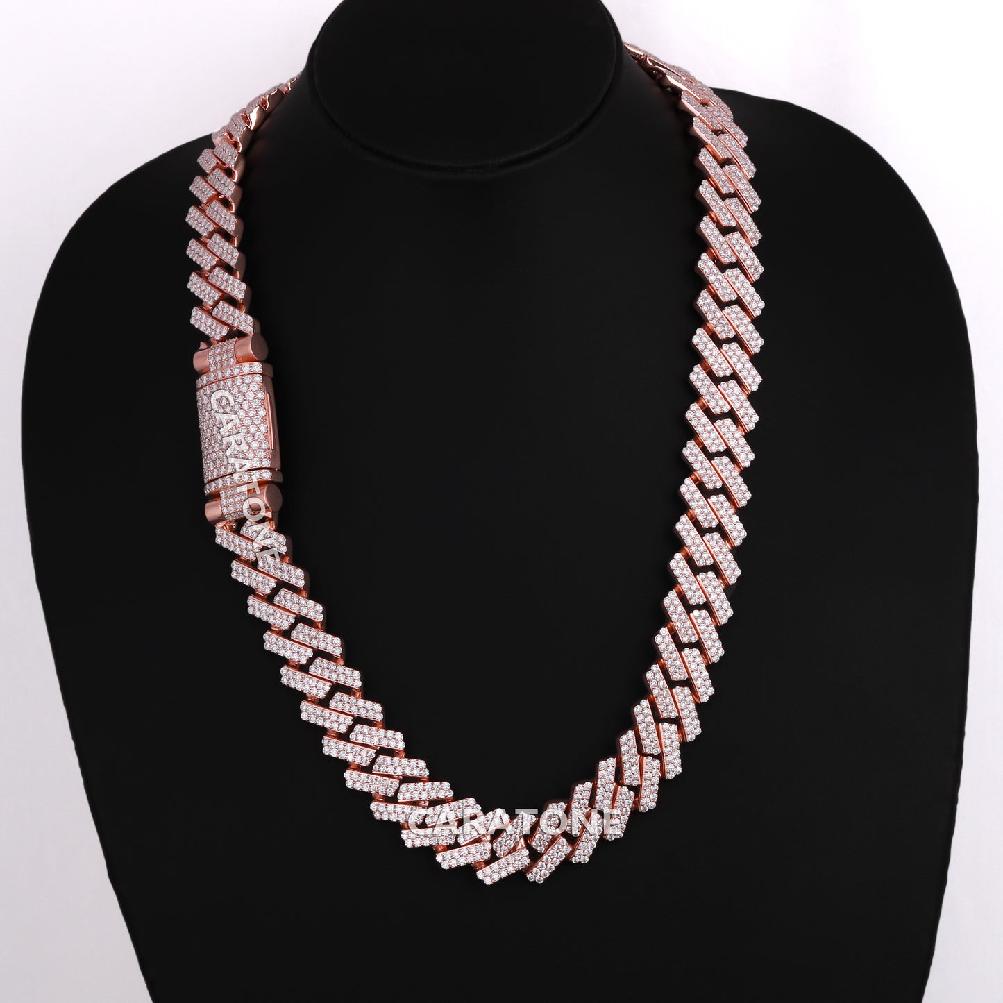 Elegant 20 INCH 18 MM cuban chain for men with 925 sterling silver hip hop jewelry intricated with moissanite diamonds