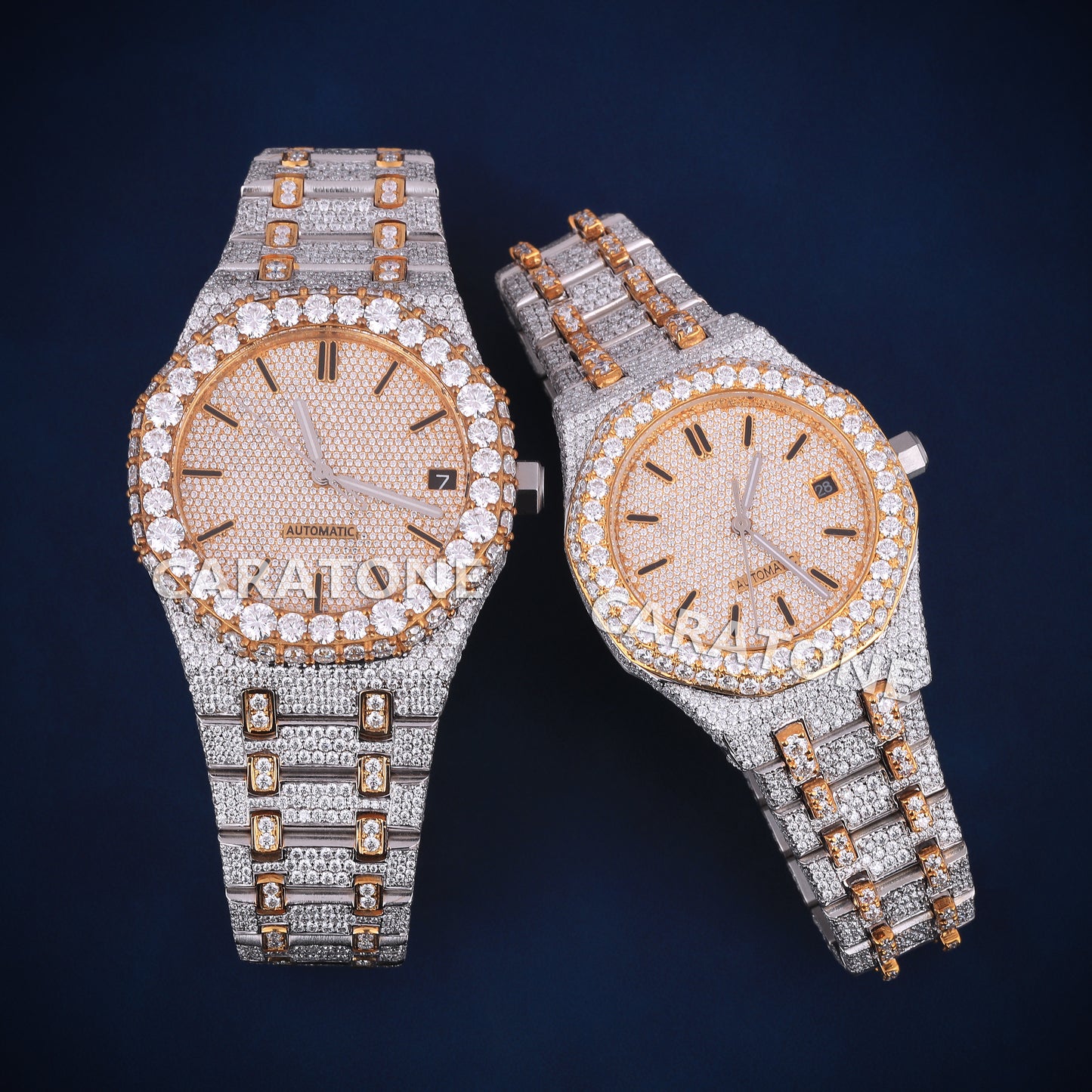 Couple branded watch for men women 41-36 mm dial
