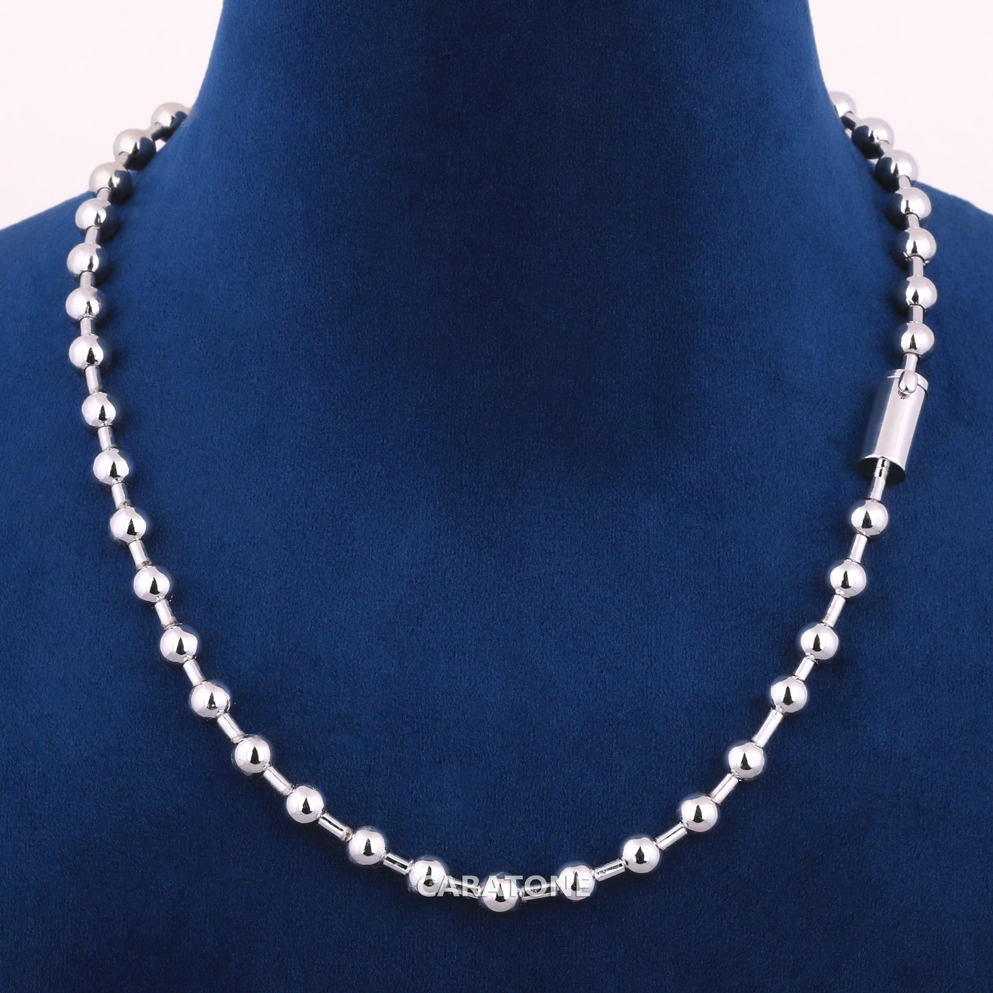 18 inch 6 mm customized tennis ball chain necklace