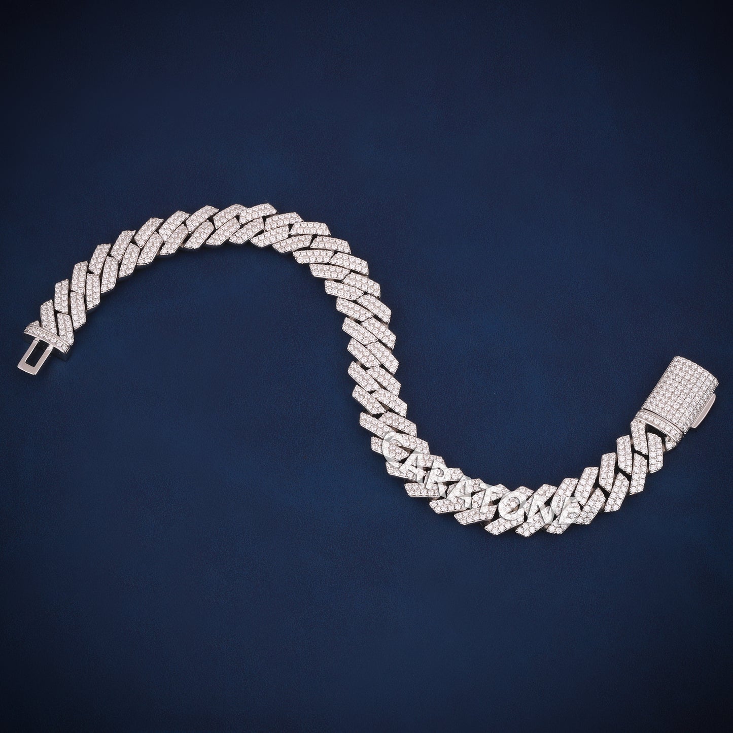 8 inch 10 mm hip hop box cuban diamond bracelet