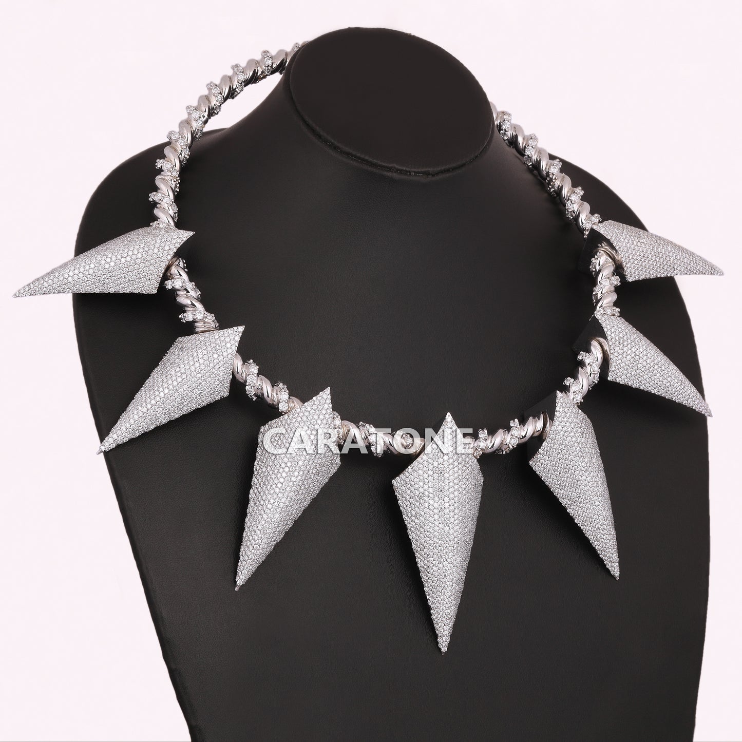 20 inch custom made long nails styled necklace
