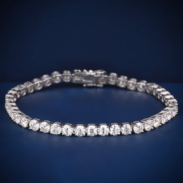 7.5 inch 4 mm VVS diamond tennis bracelet