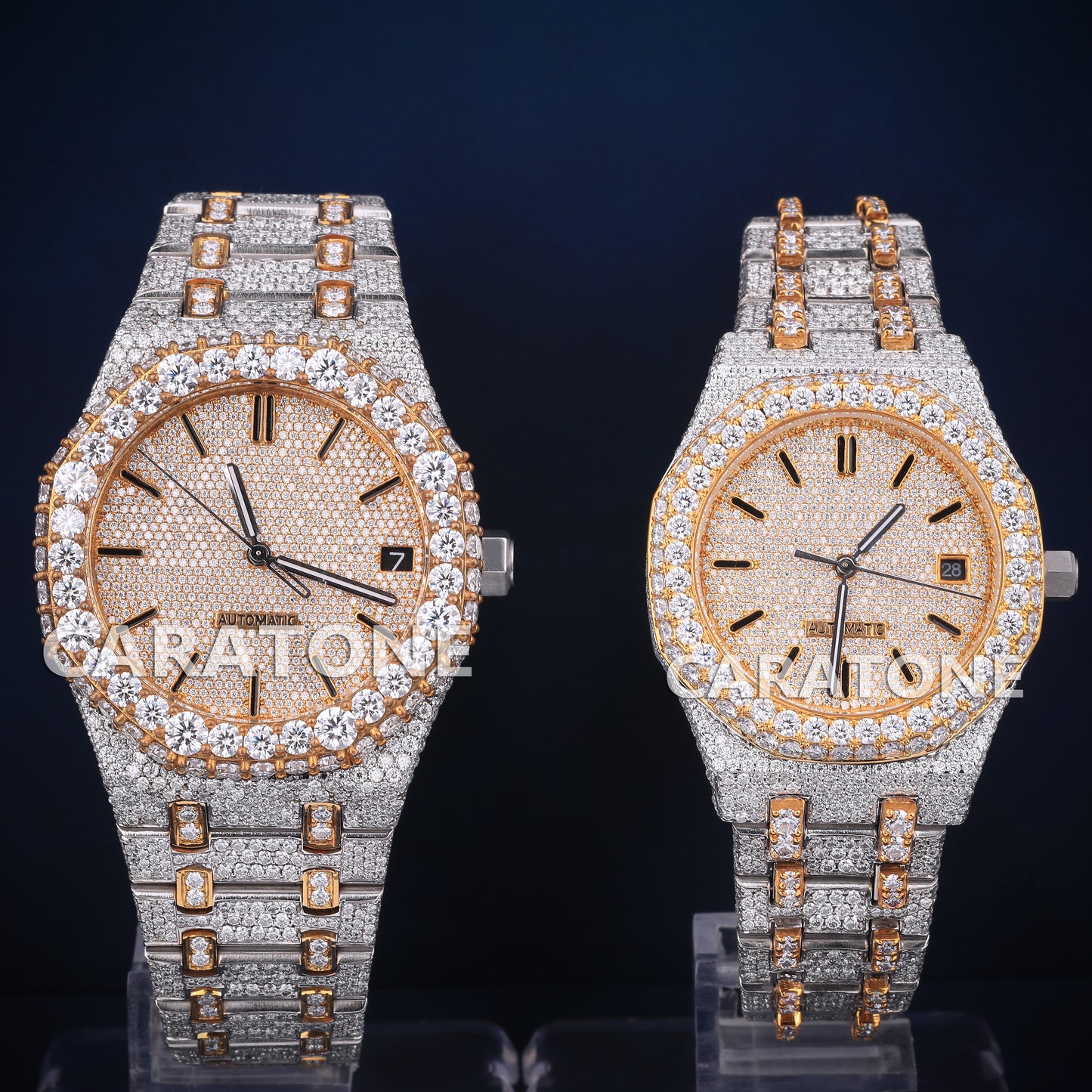 Couple branded watch for men women 41-36 mm dial