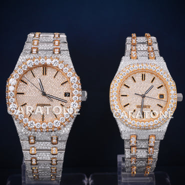 Couple branded watch for men women 41-36 mm dial