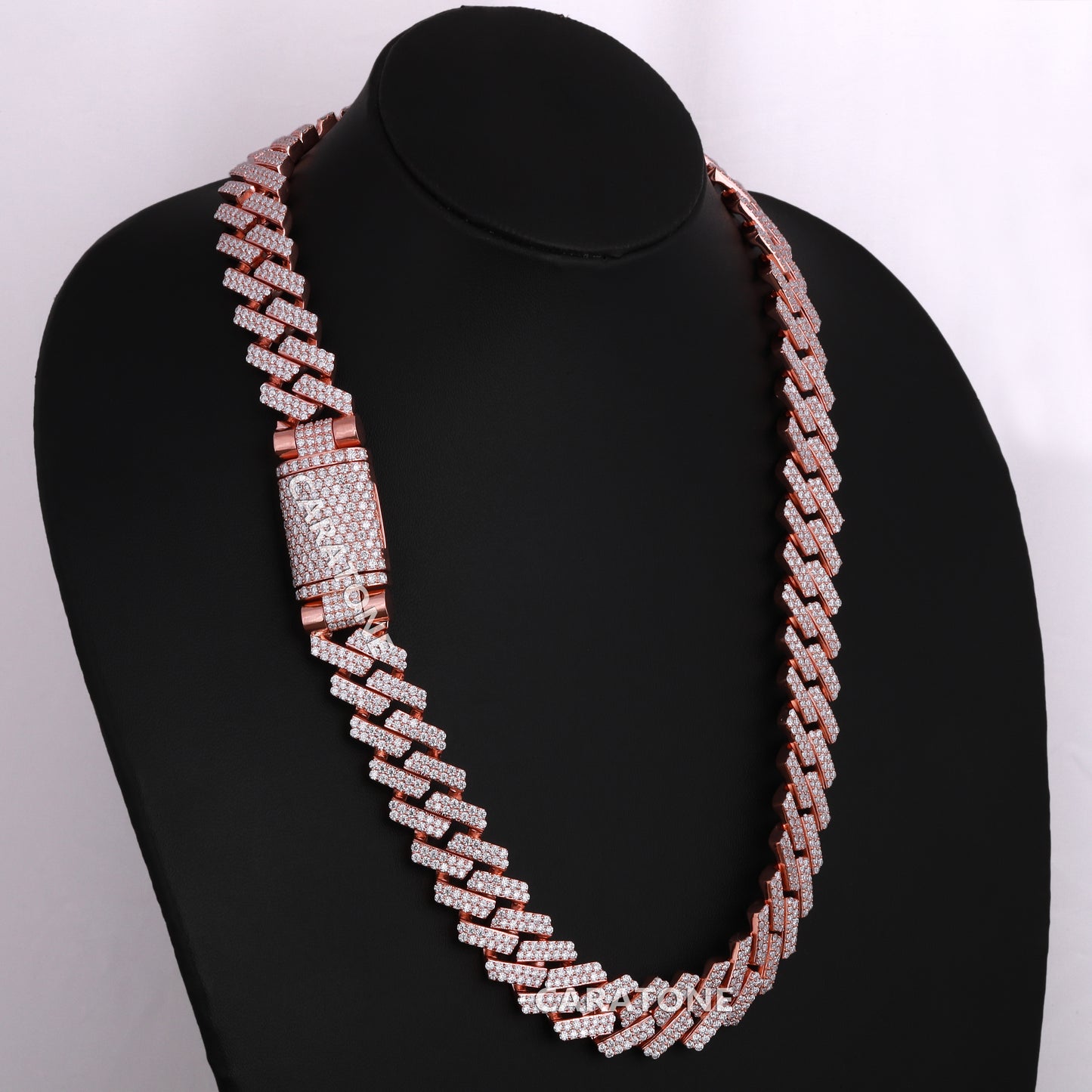 Elegant 20 INCH 18 MM cuban chain for men with 925 sterling silver hip hop jewelry intricated with moissanite diamonds