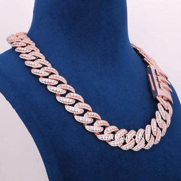 20 Inch 20 MM Custom Hip Hop Cuban Chains For Men