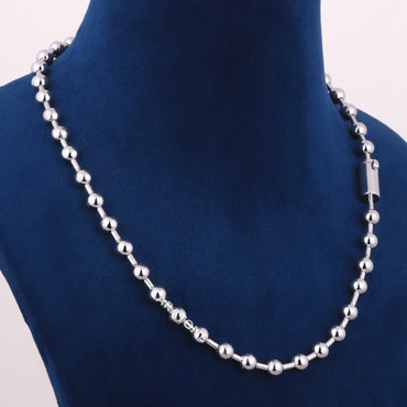 18 inch 6 mm customized tennis ball chain necklace