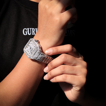Buss Down Watch and Tennis Bracelet Combo Deals