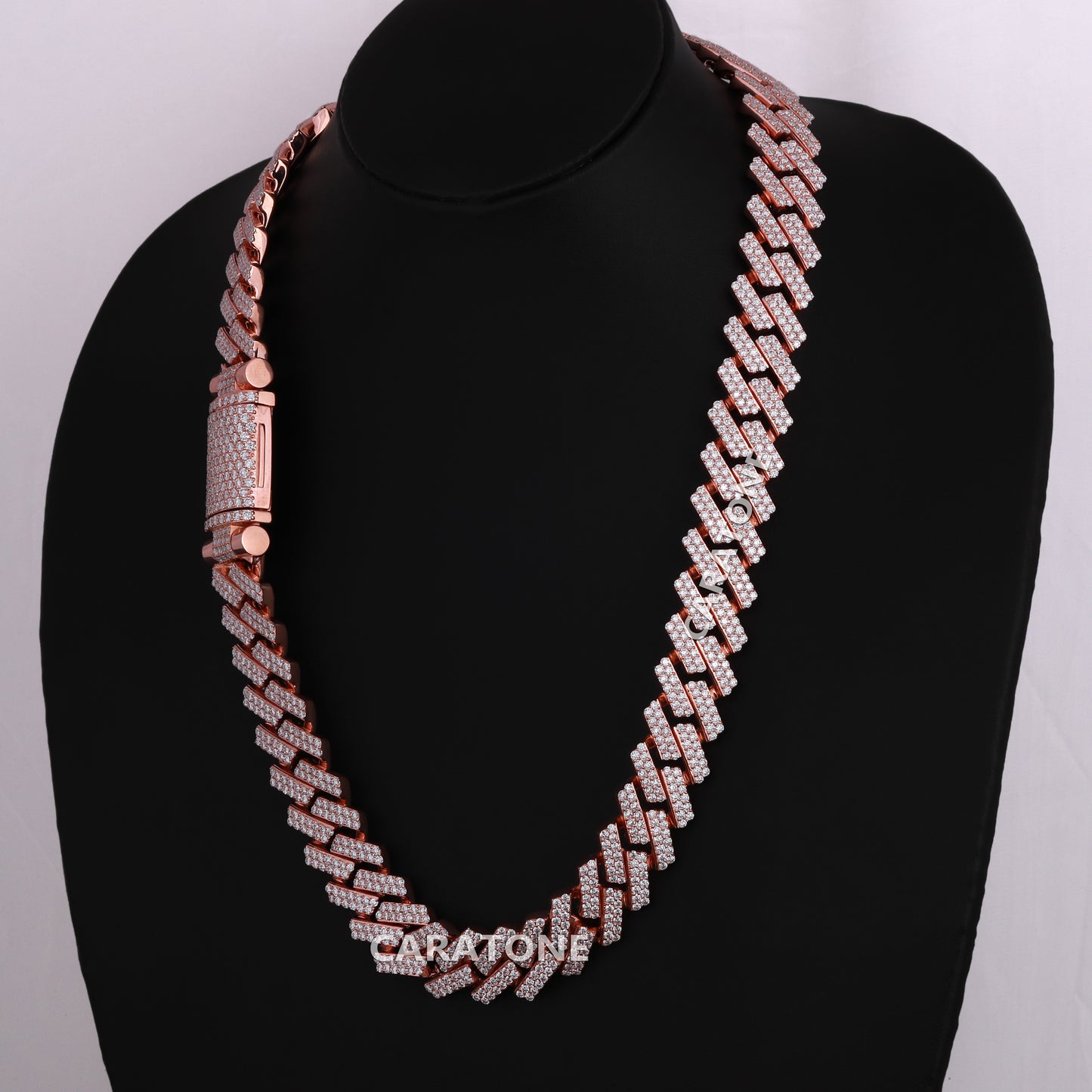 Elegant 20 INCH 18 MM cuban chain for men with 925 sterling silver hip hop jewelry intricated with moissanite diamonds