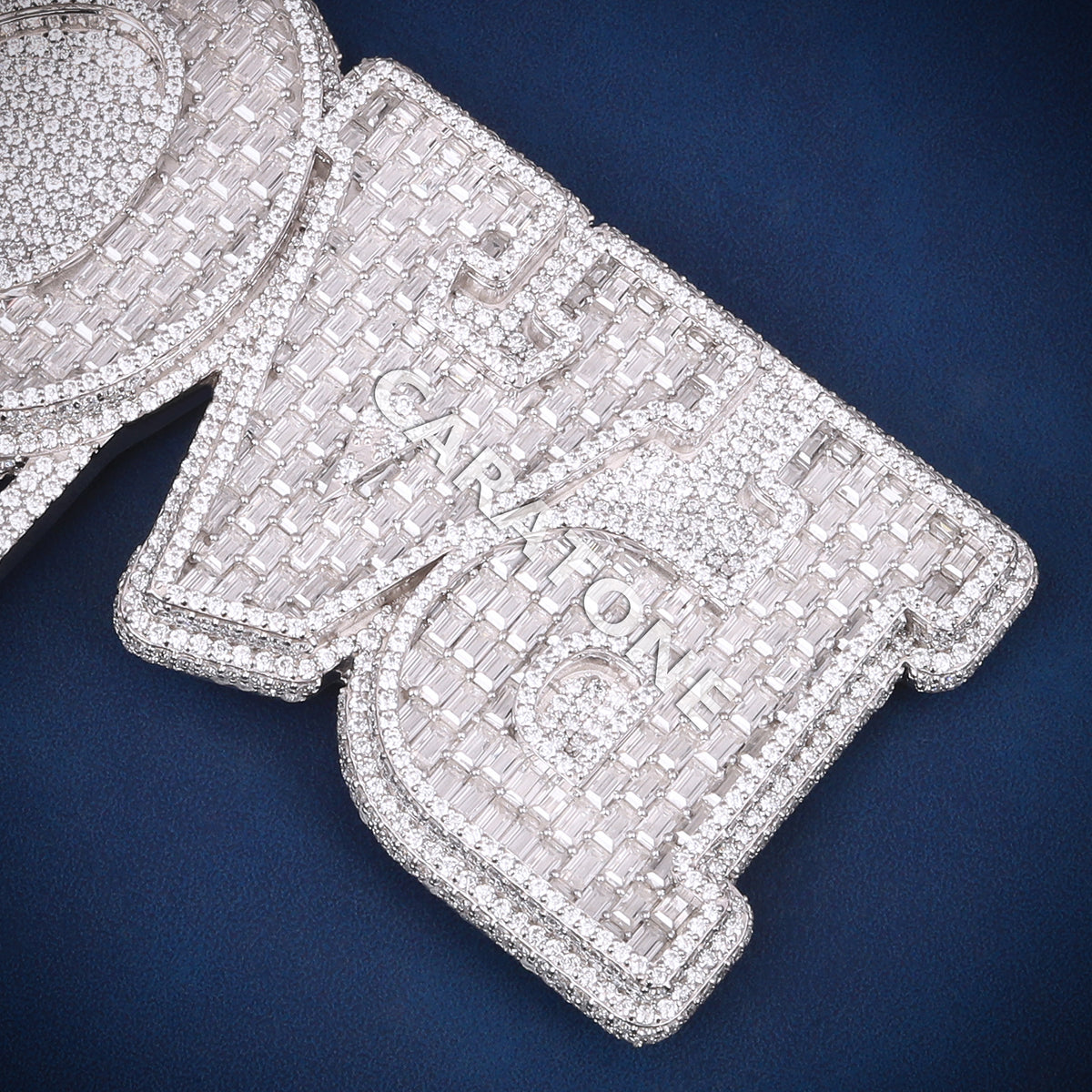 Oversized PACO Hip Hop Pendant with Diamond Iced Out Bail Lab Grown Diamonds