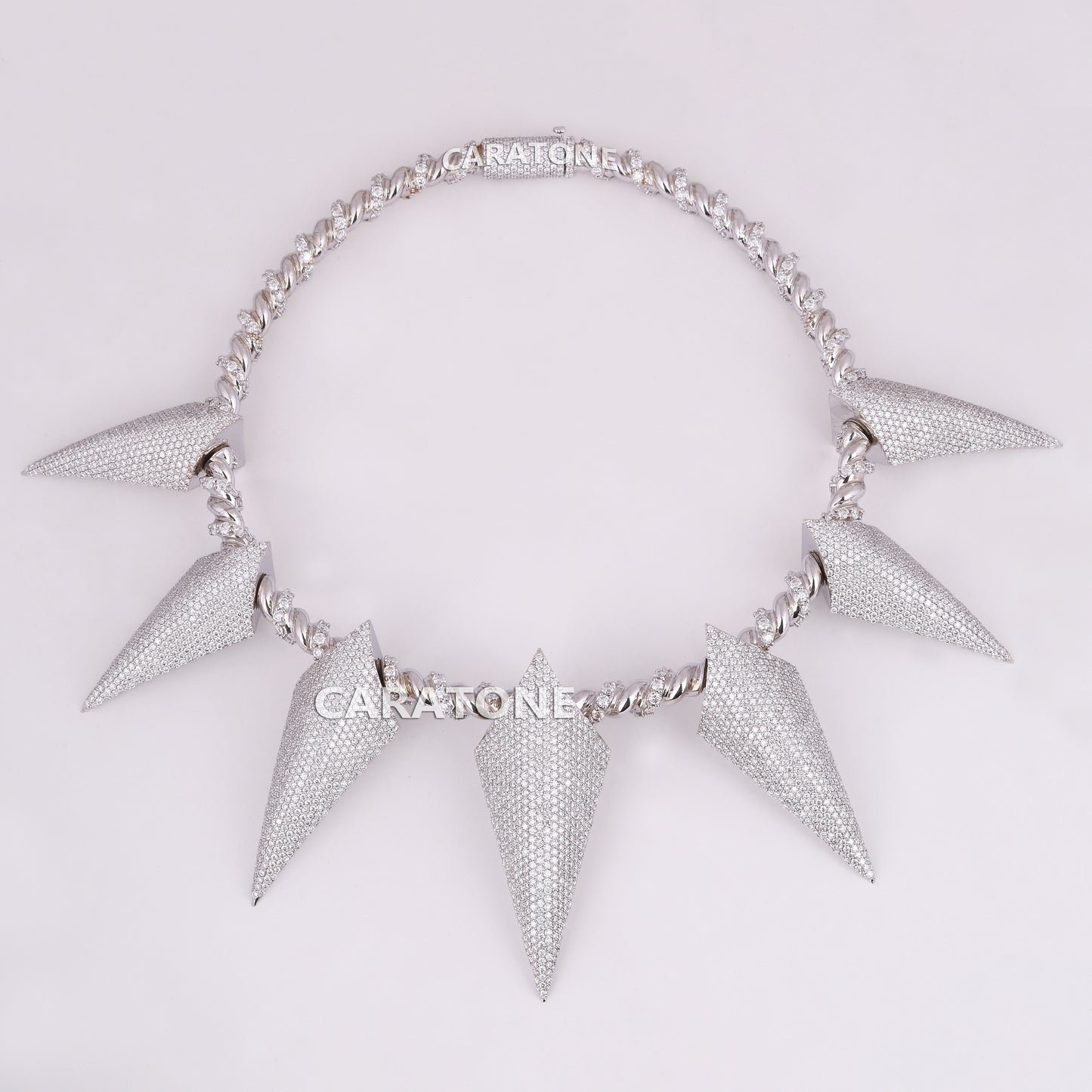 20 inch custom made long nails styled necklace