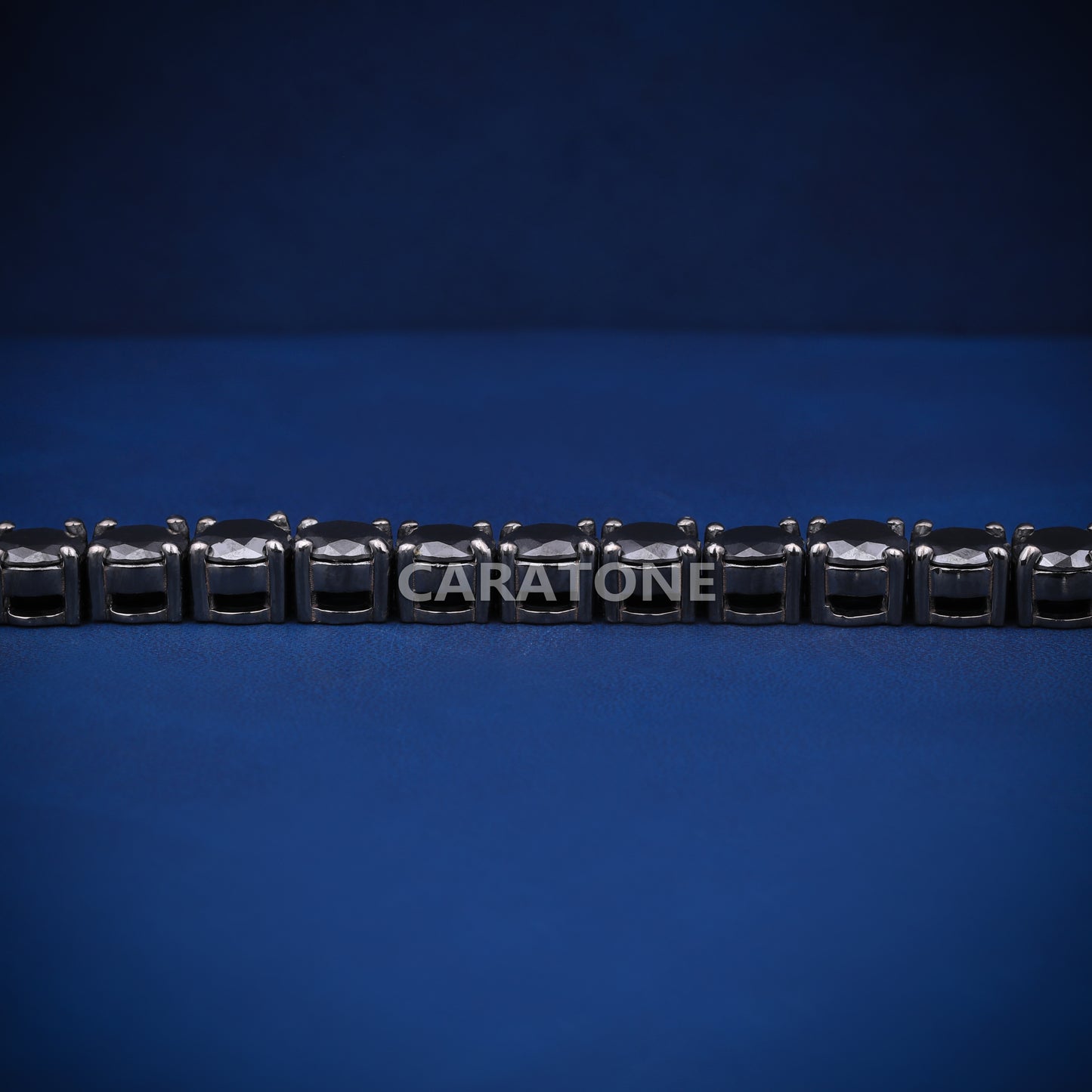Luxury Mens black diamond tennis bracelet for men this valentine days