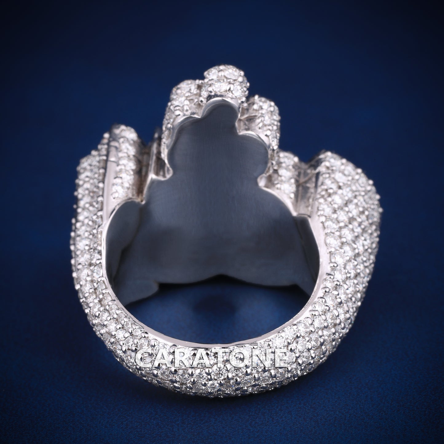 Allah named hip hop diamond ring D Color Vvs clarity