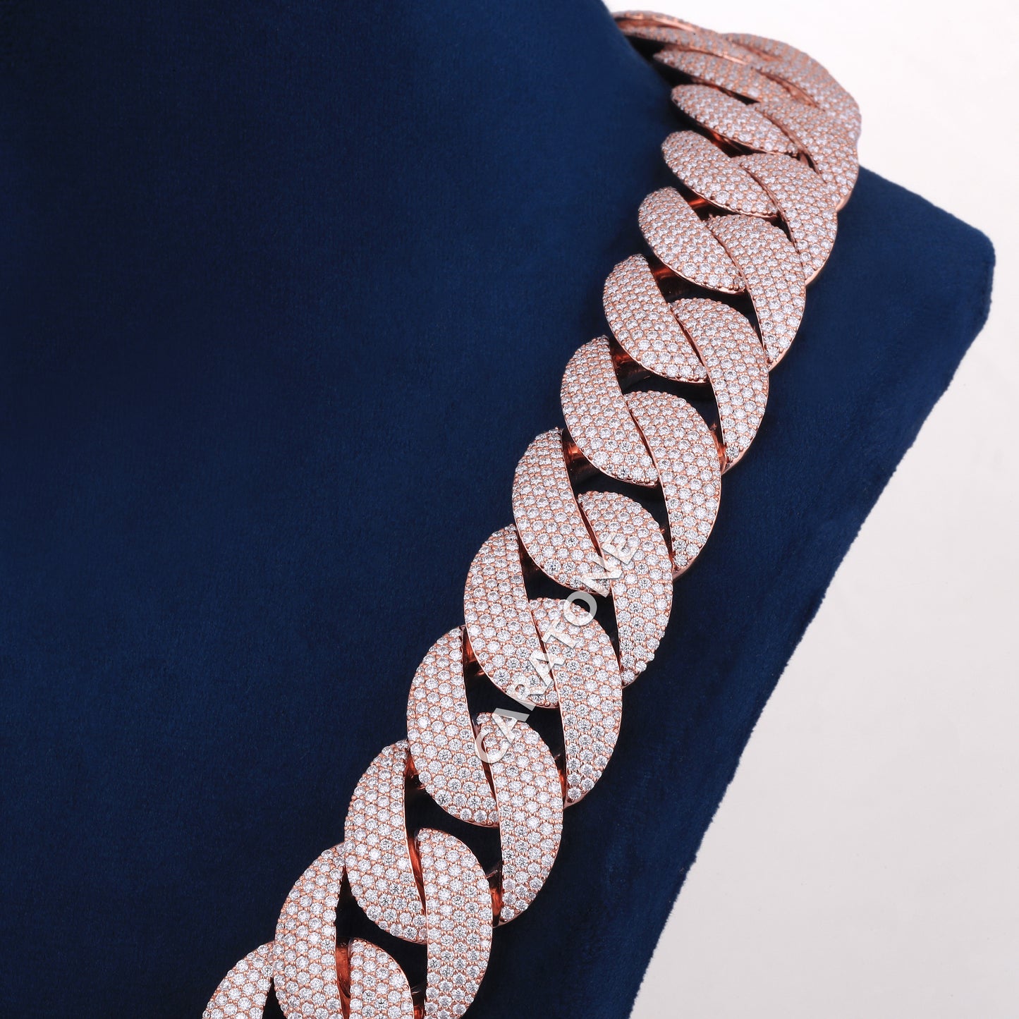Custom 24 inch 22 mm hip hop cuban chain for men