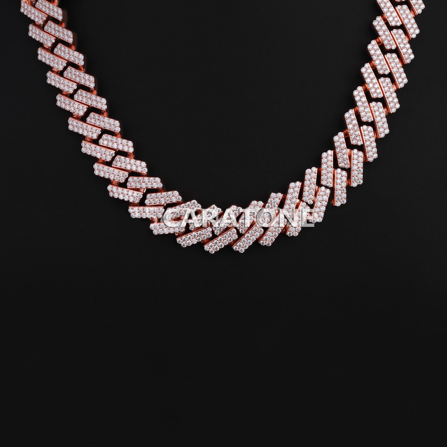 Elegant 20 INCH 18 MM cuban chain for men with 925 sterling silver hip hop jewelry intricated with moissanite diamonds