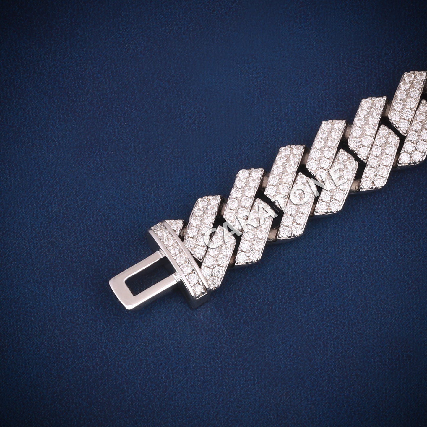 8 inch 10 mm hip hop box cuban diamond bracelet