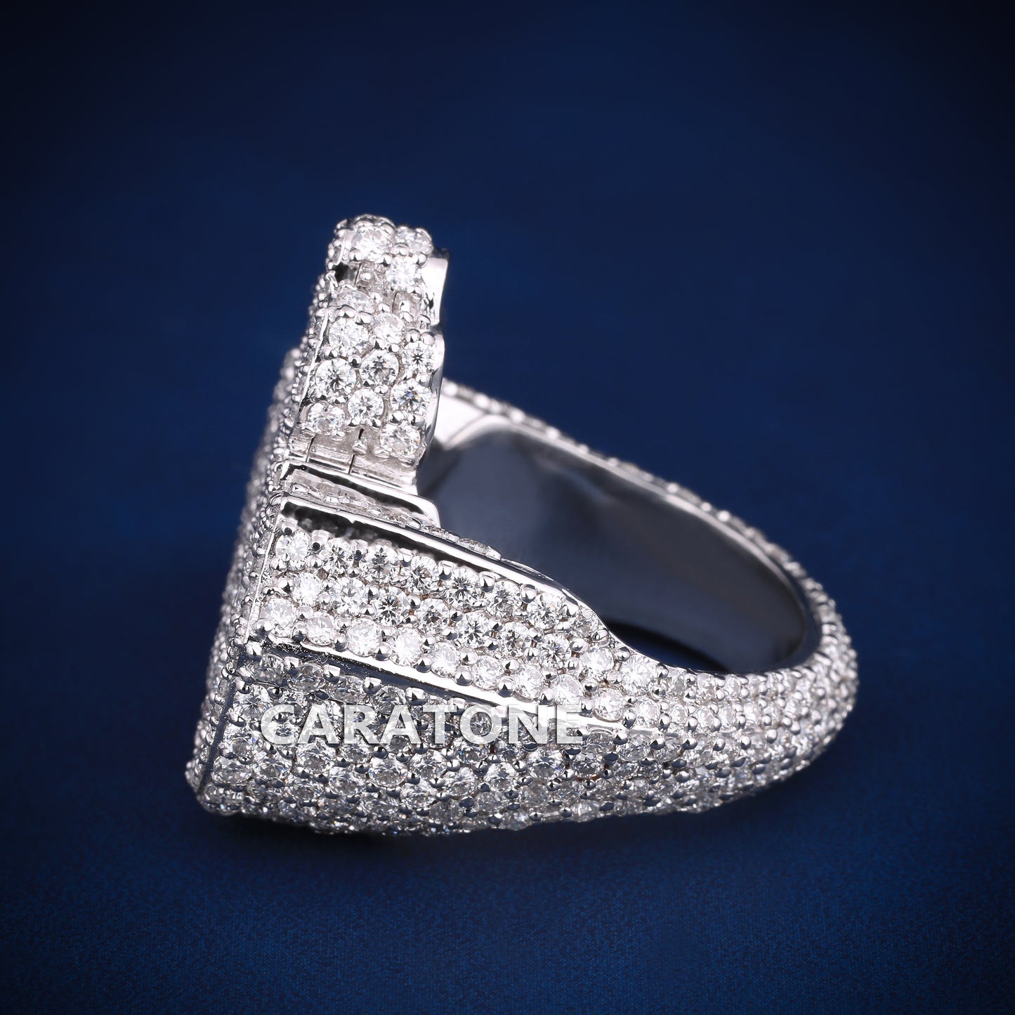 Allah named hip hop diamond ring D Color Vvs clarity