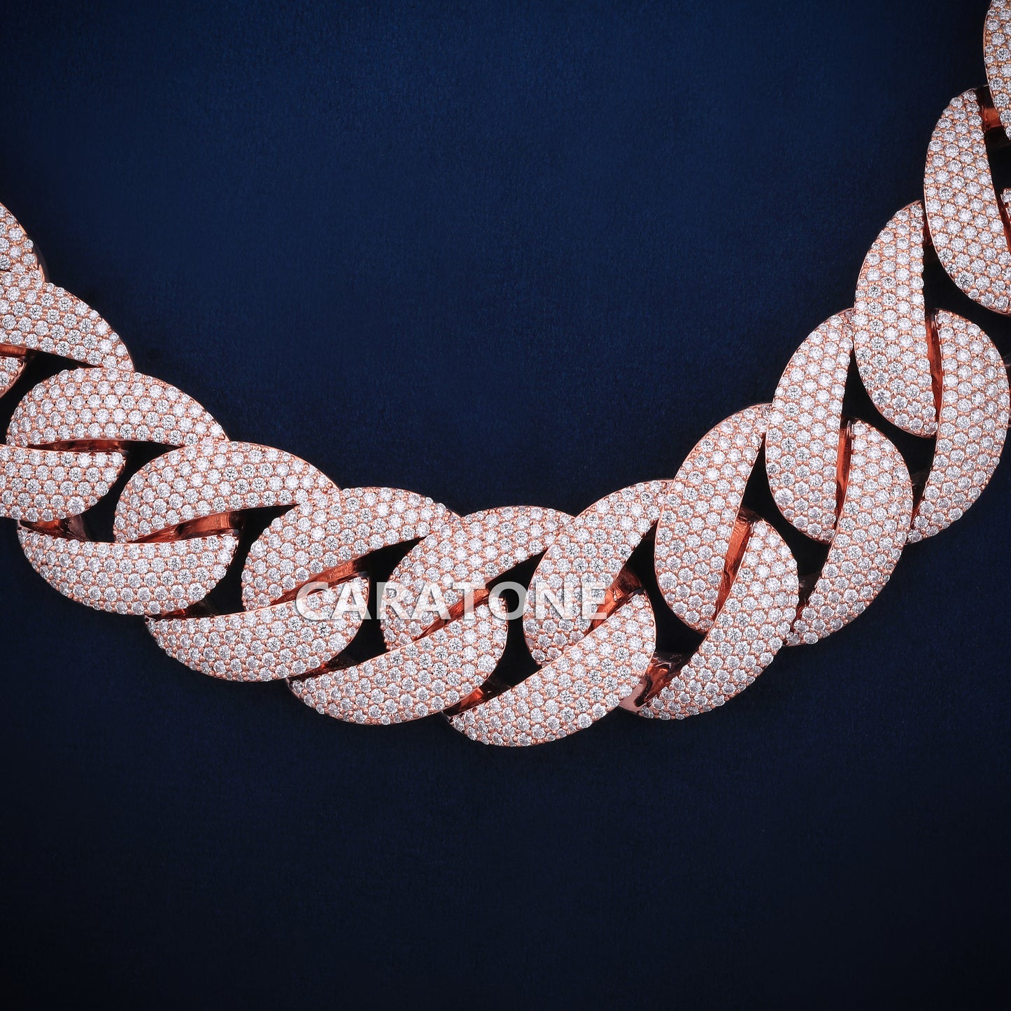 Custom 24 inch 22 mm hip hop cuban chain for men
