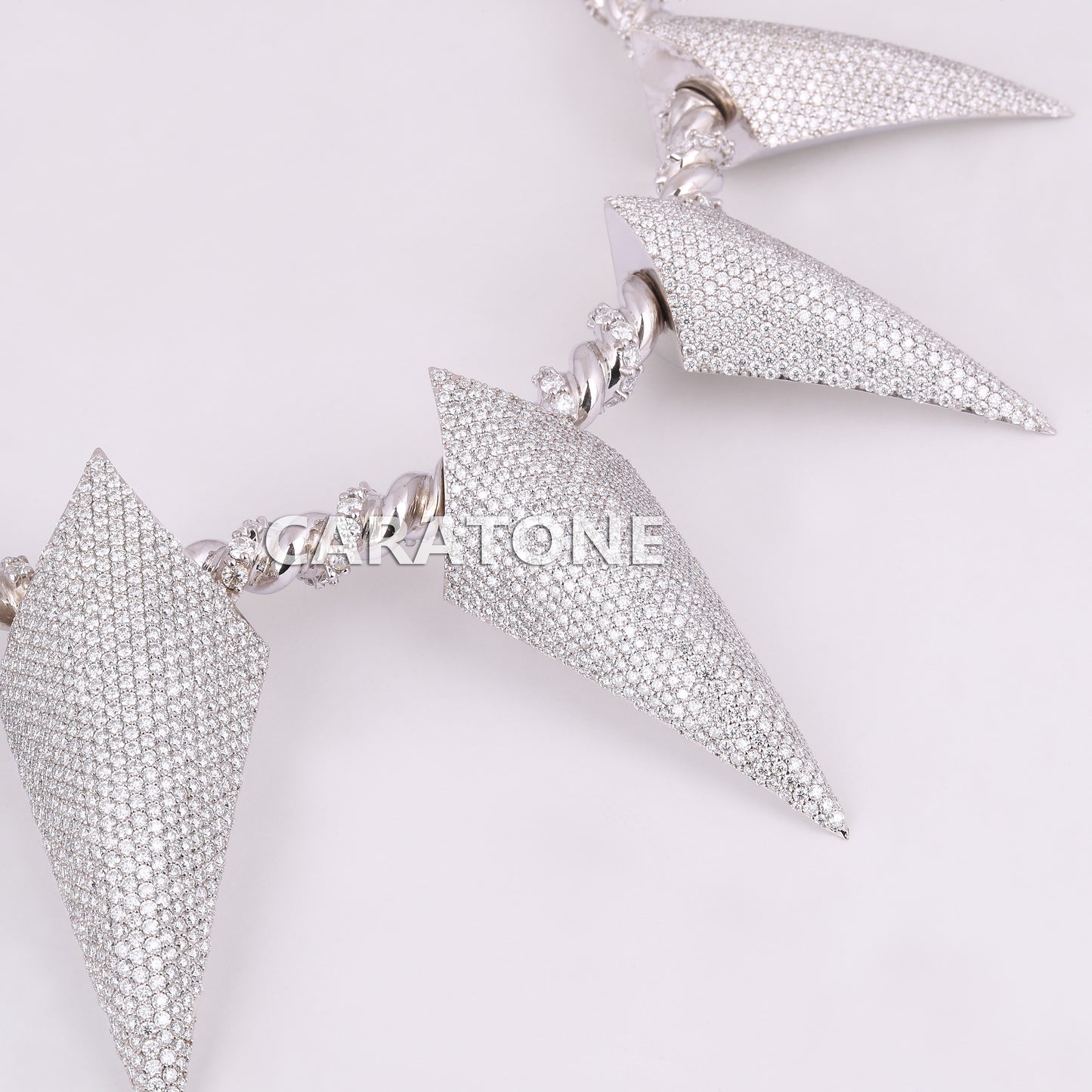20 inch custom made long nails styled necklace