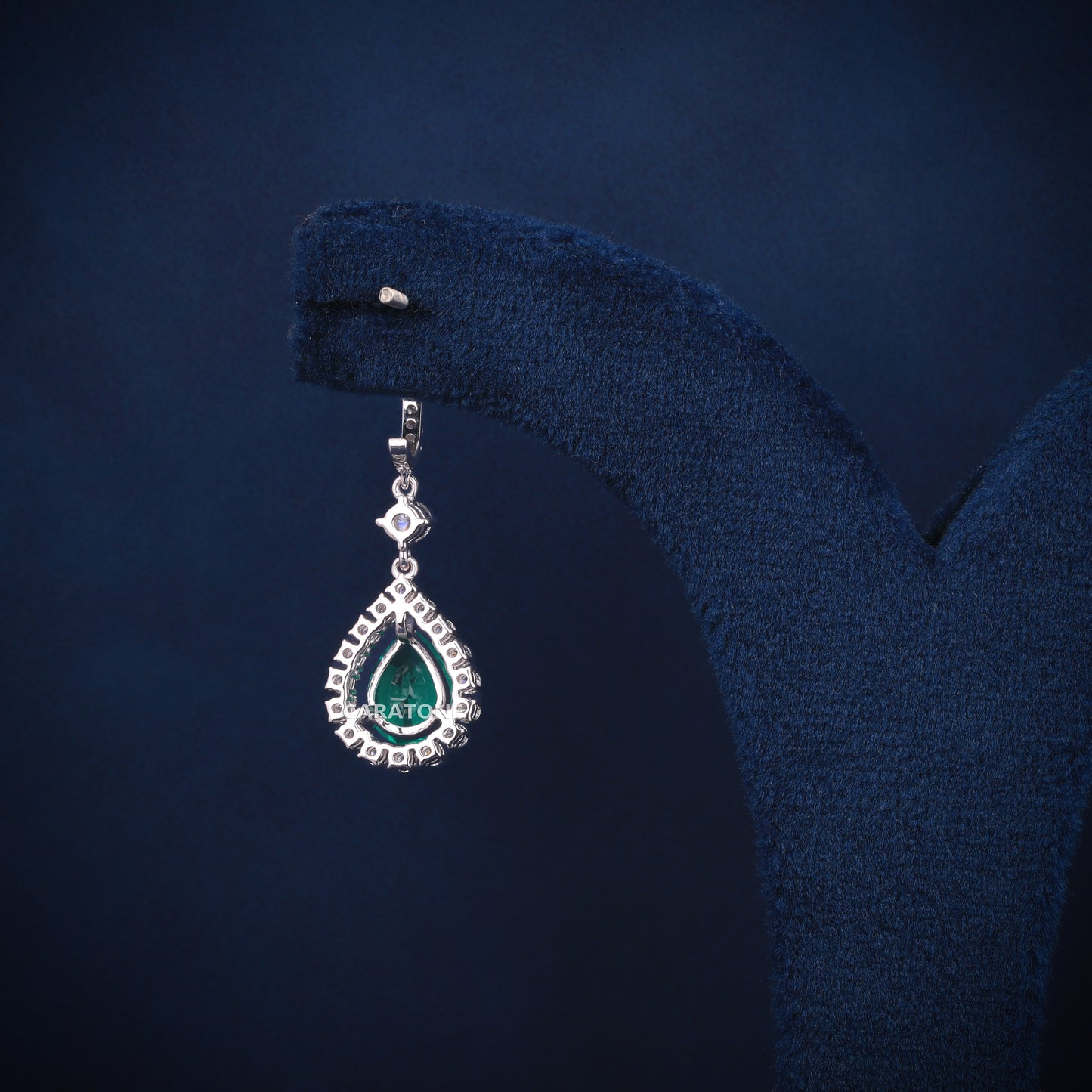 14KT Gold Lab-grown Diamond VVS Clarity Pear-Shaped Drop Earrings
