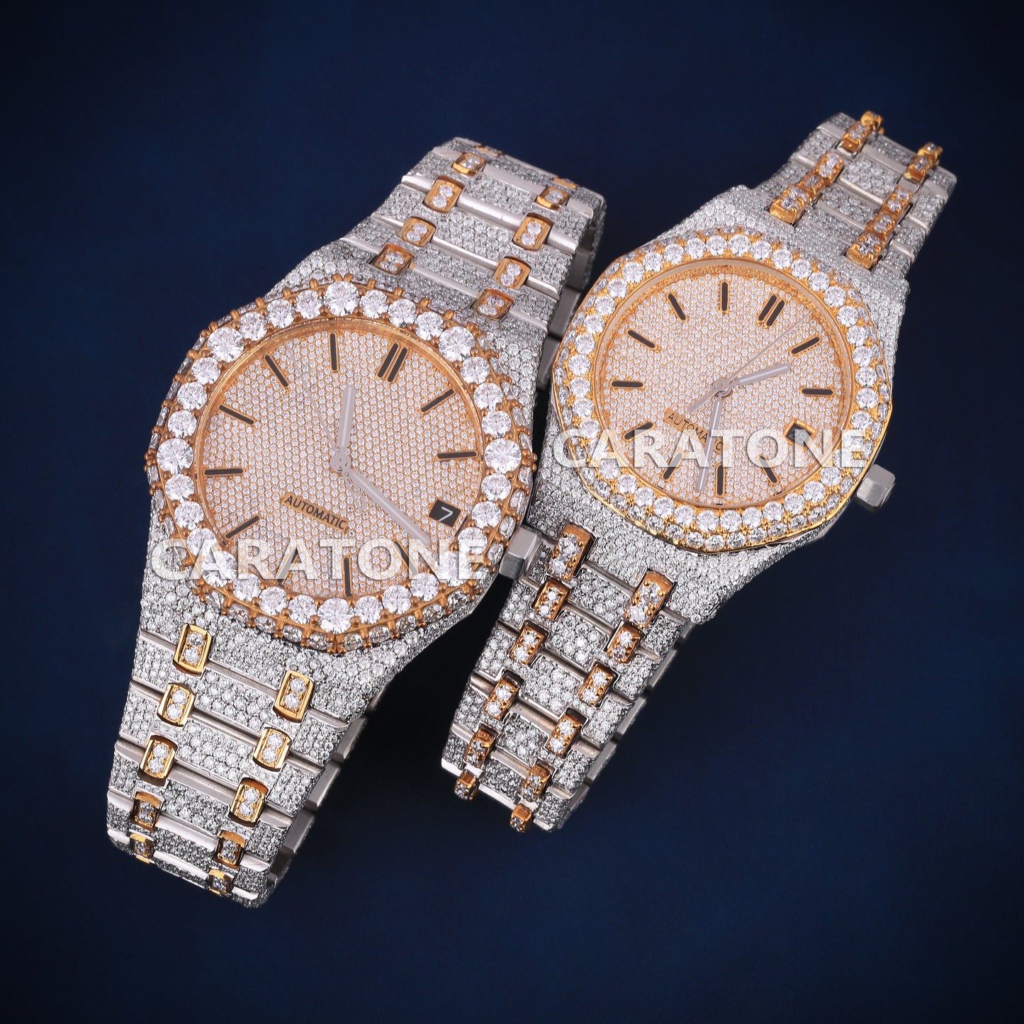 Couple branded watch for men women 41-36 mm dial