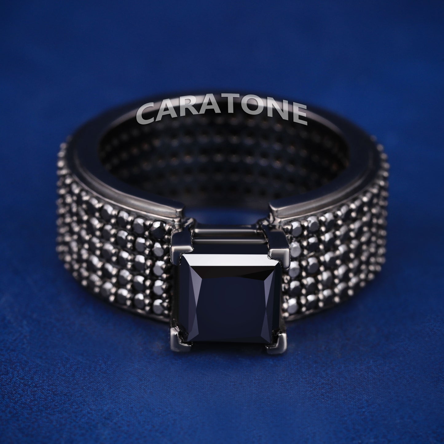 Unique Black Engagement Rings with Princess Cut Womens Black Expensive Diamond Engagement Ring