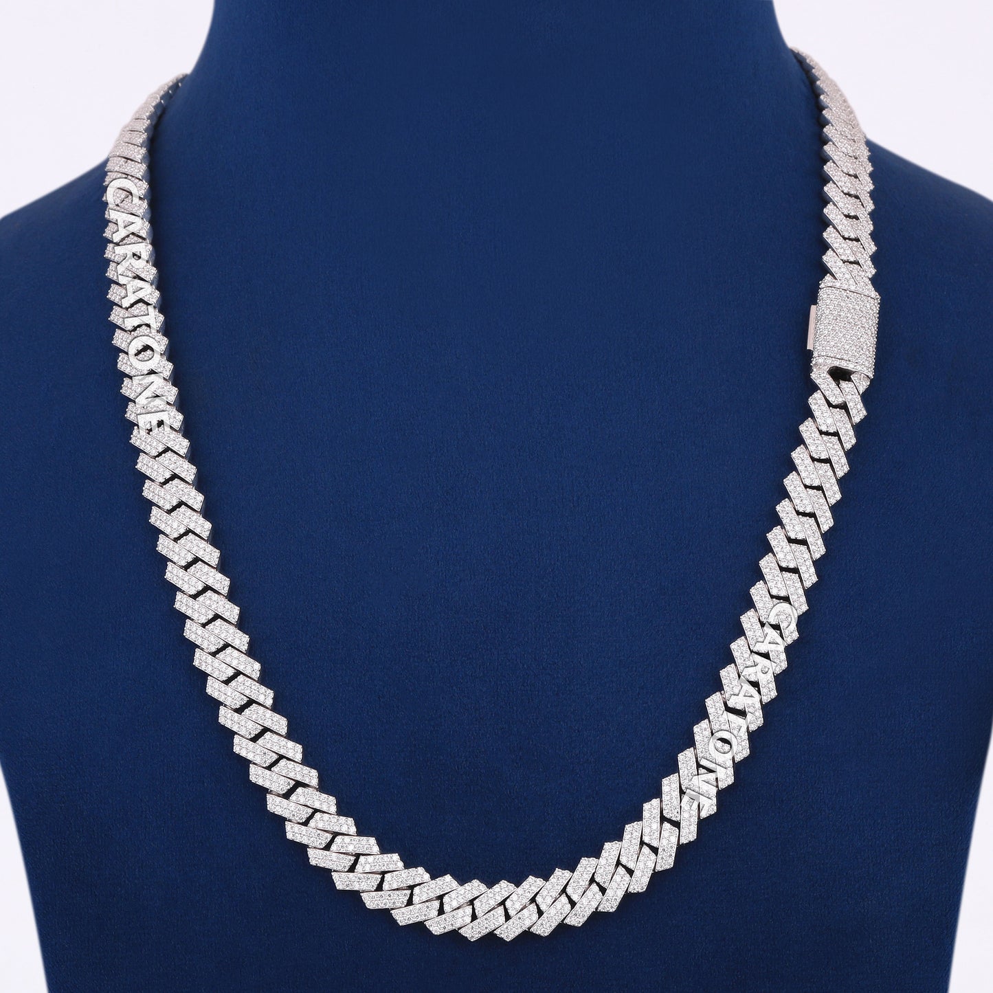 22 inch 8.5 mm Most Expensive Chain Mens 925 Sterling Silver Real Diamond Necklace Womens in Iced Out Custom Cuban Chains