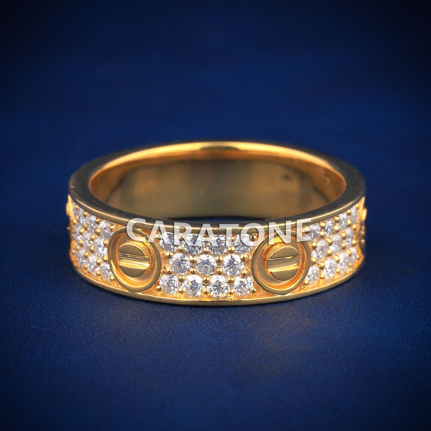 Hip hop band type diamond ring for men and women