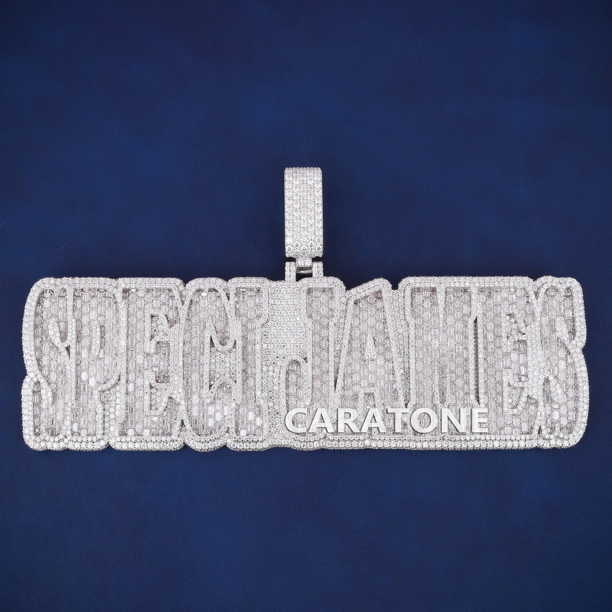 Custom Iced Out Special Talents Hip Hop Pendant with Lab Grown Diamonds