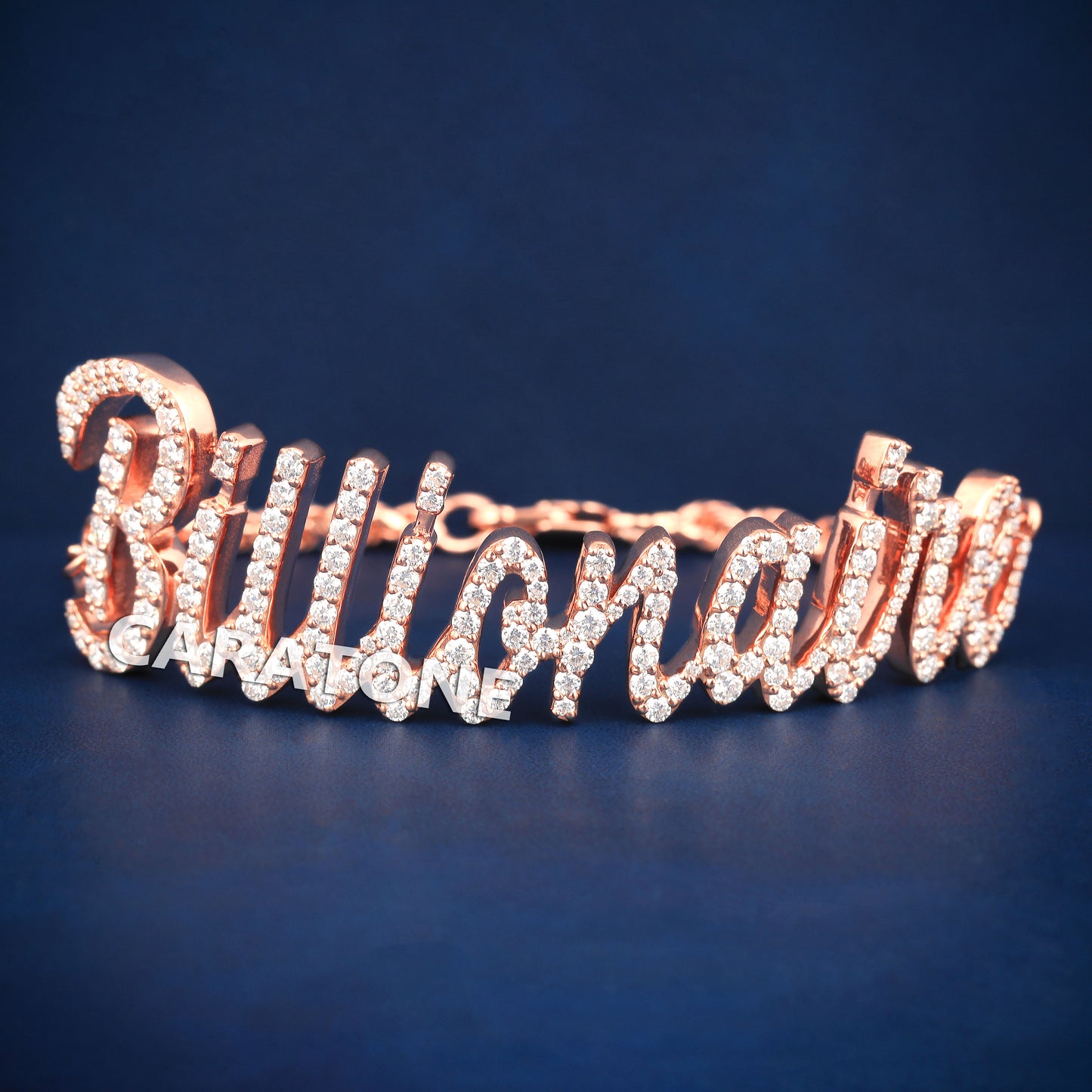 Billionaire letter custom hand made bracelet for party wear
