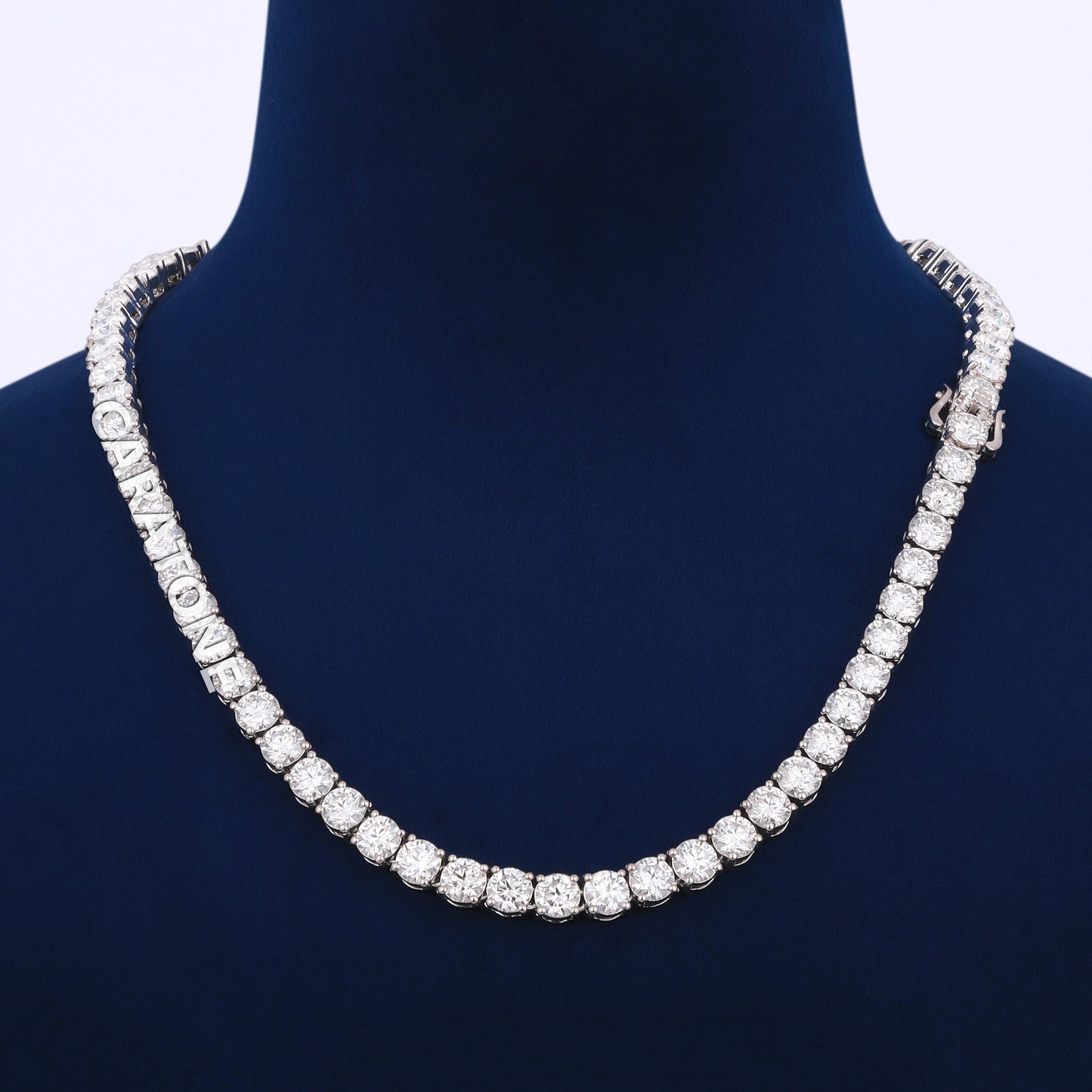 20 inch 6.5 mm womens tennis necklace for wedding engagement