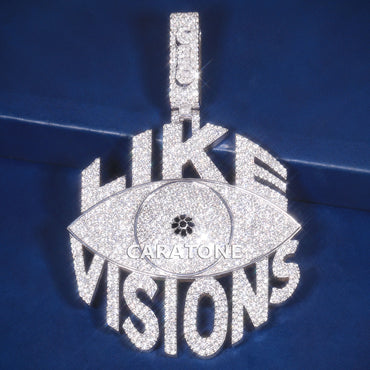 Custom Iced Out Like Visions Hip Hop Pendant with Lab Grown Diamonds