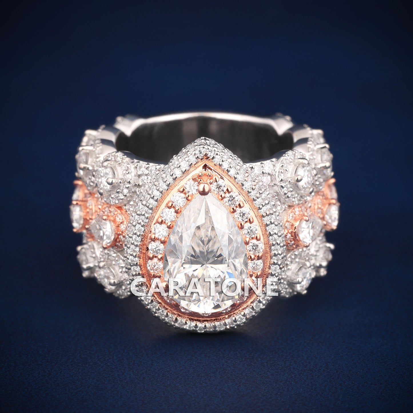 Custom made hip-hop ring for men