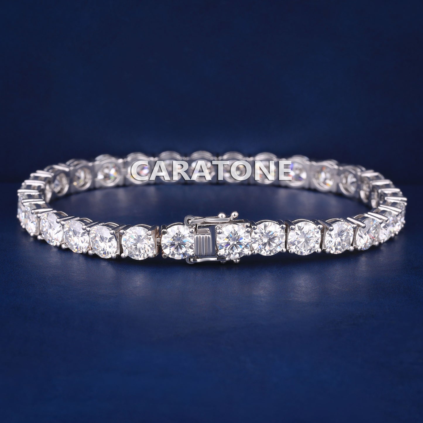 8 inch 5.2mm Sterling Silver VVS Diamond Tennis Bracelet Unisex Buy New Collection