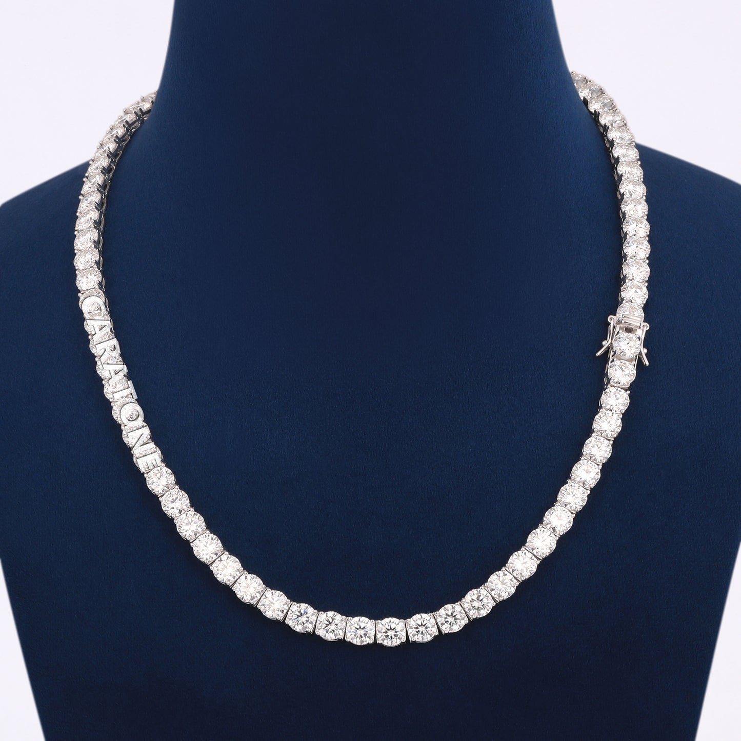 6 mm 18 inch tennis diamond chain for women