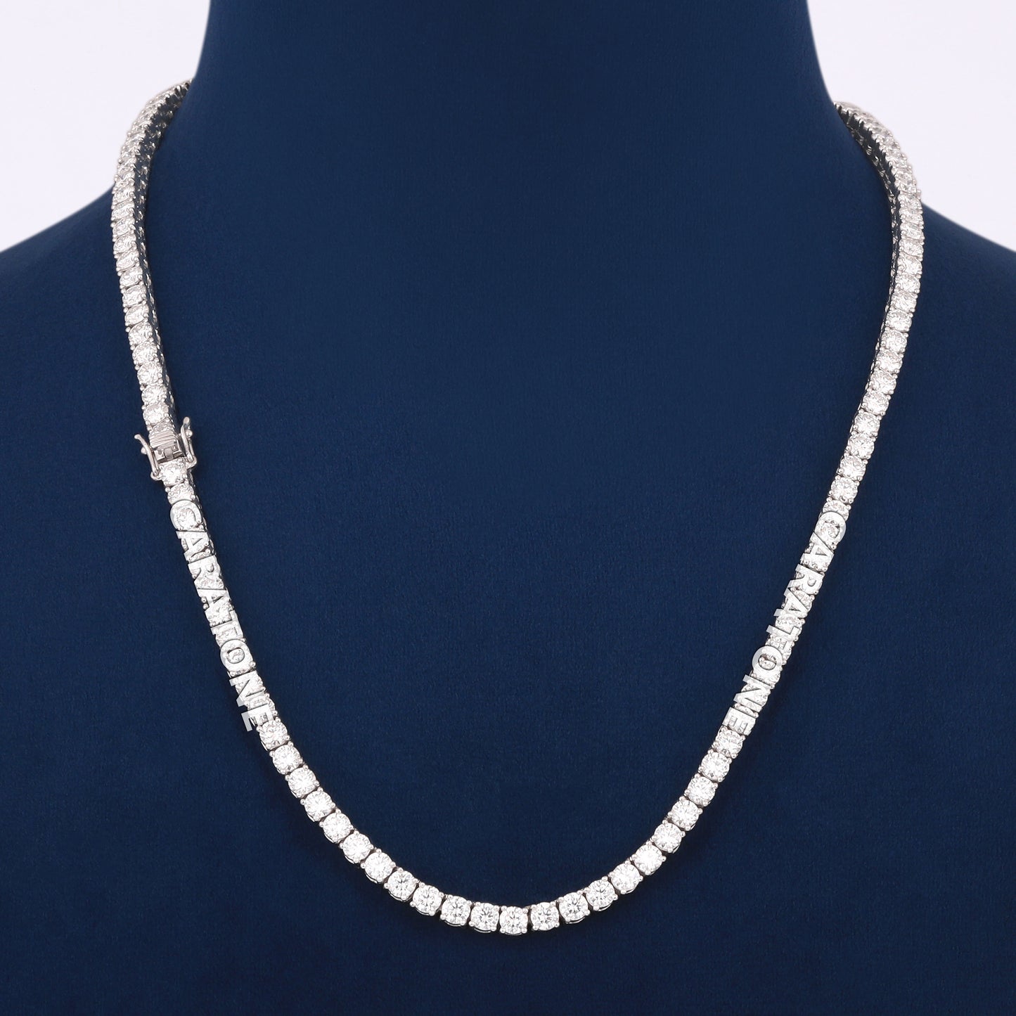 20 Inch 4 mm Diamond Tennis Chain with VVS Clarity