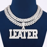 Unique Style Chain With Letter Pendant In 925 Sterling Silver