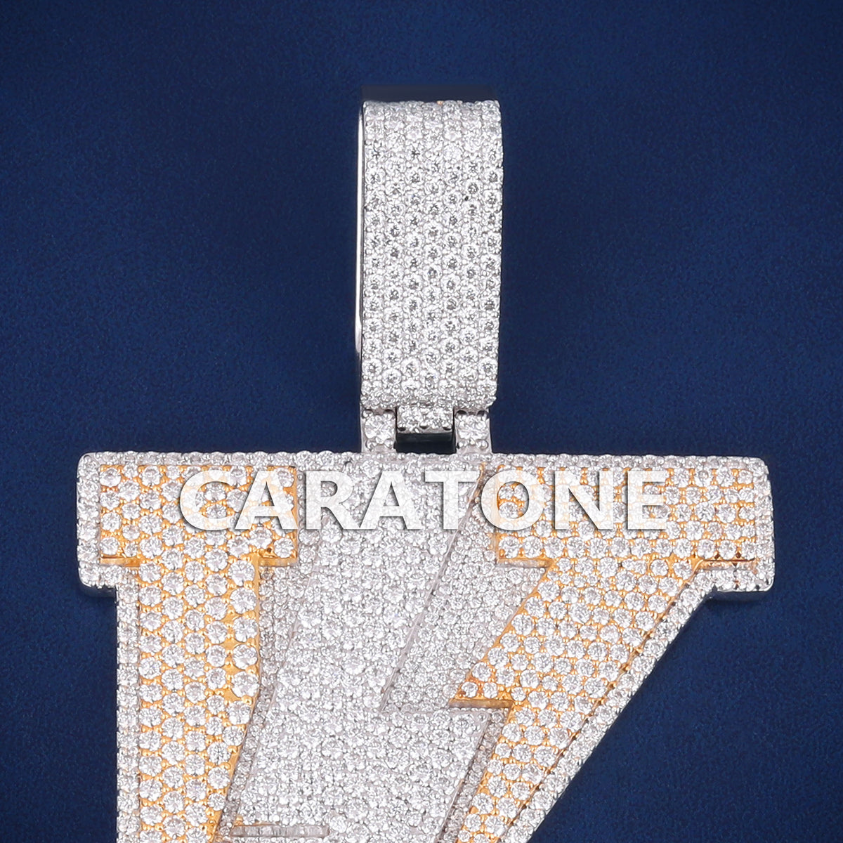 Custom Iced Out K Letter Hip Hop Pendant with Lab Grown Diamonds