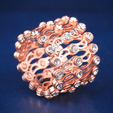 Trending 14kt Rose Gold with Lab-Grown Diamond VVS Clarity 2 in 1 Convertible Jewelry