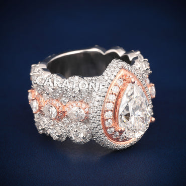 Custom made hip-hop ring for men