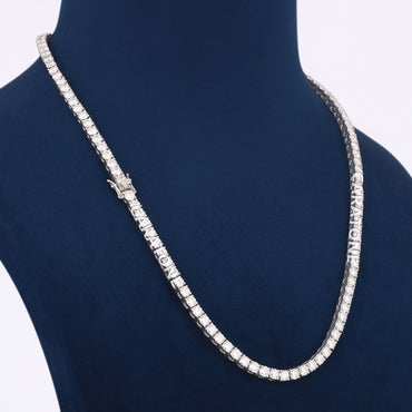 20 Inch 4 mm Diamond Tennis Chain with VVS Clarity