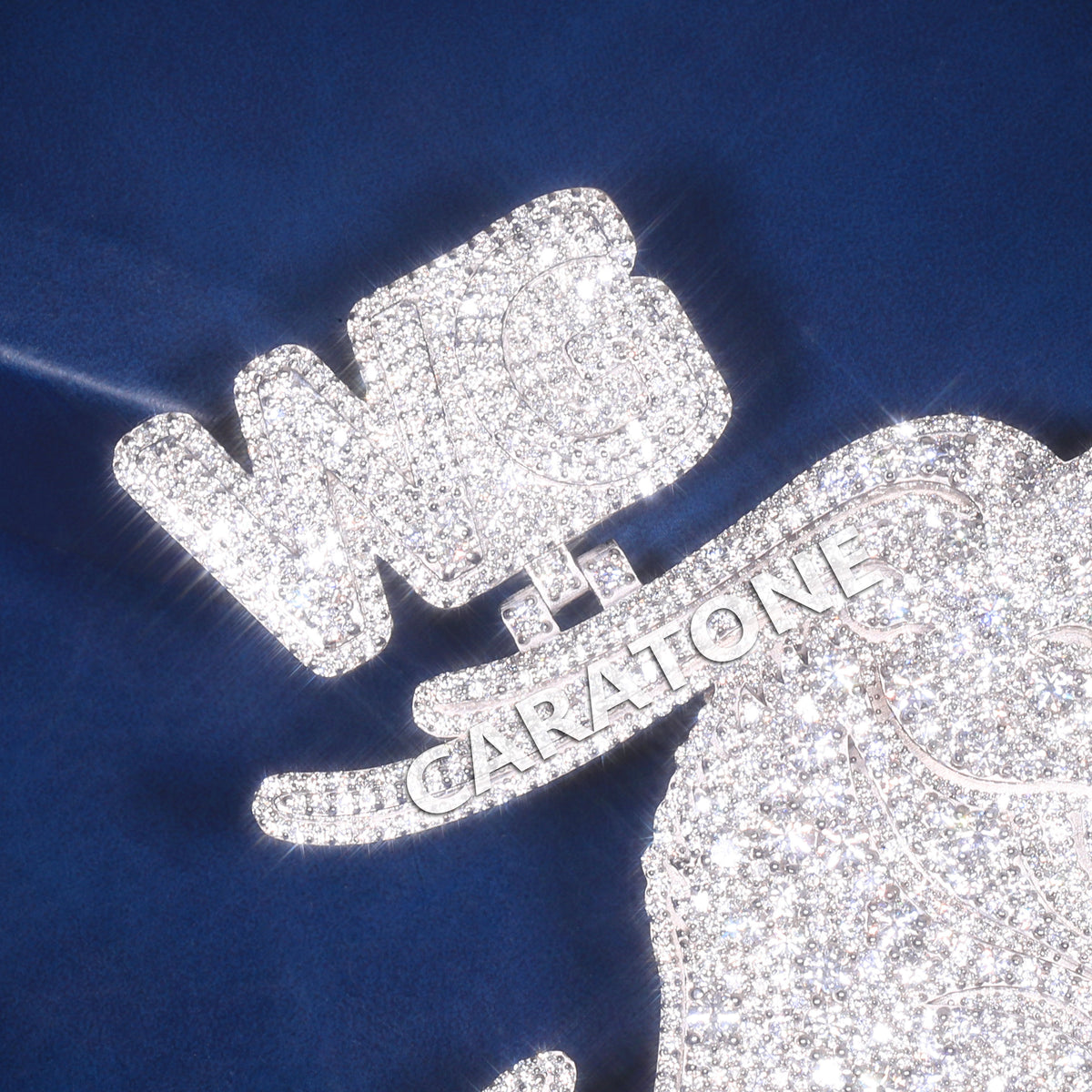 Custom Iced Out WCE Horse Hip Hop Pendant with Lab Grown Diamonds