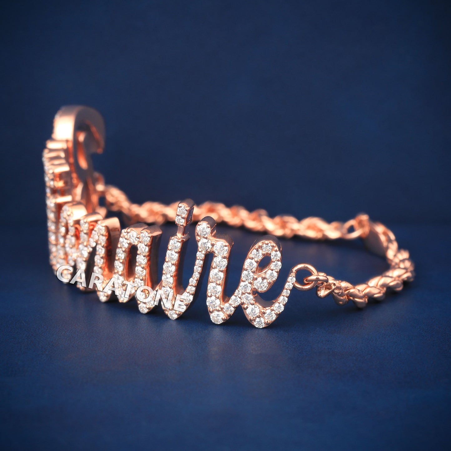 Billionaire letter custom hand made bracelet for party wear