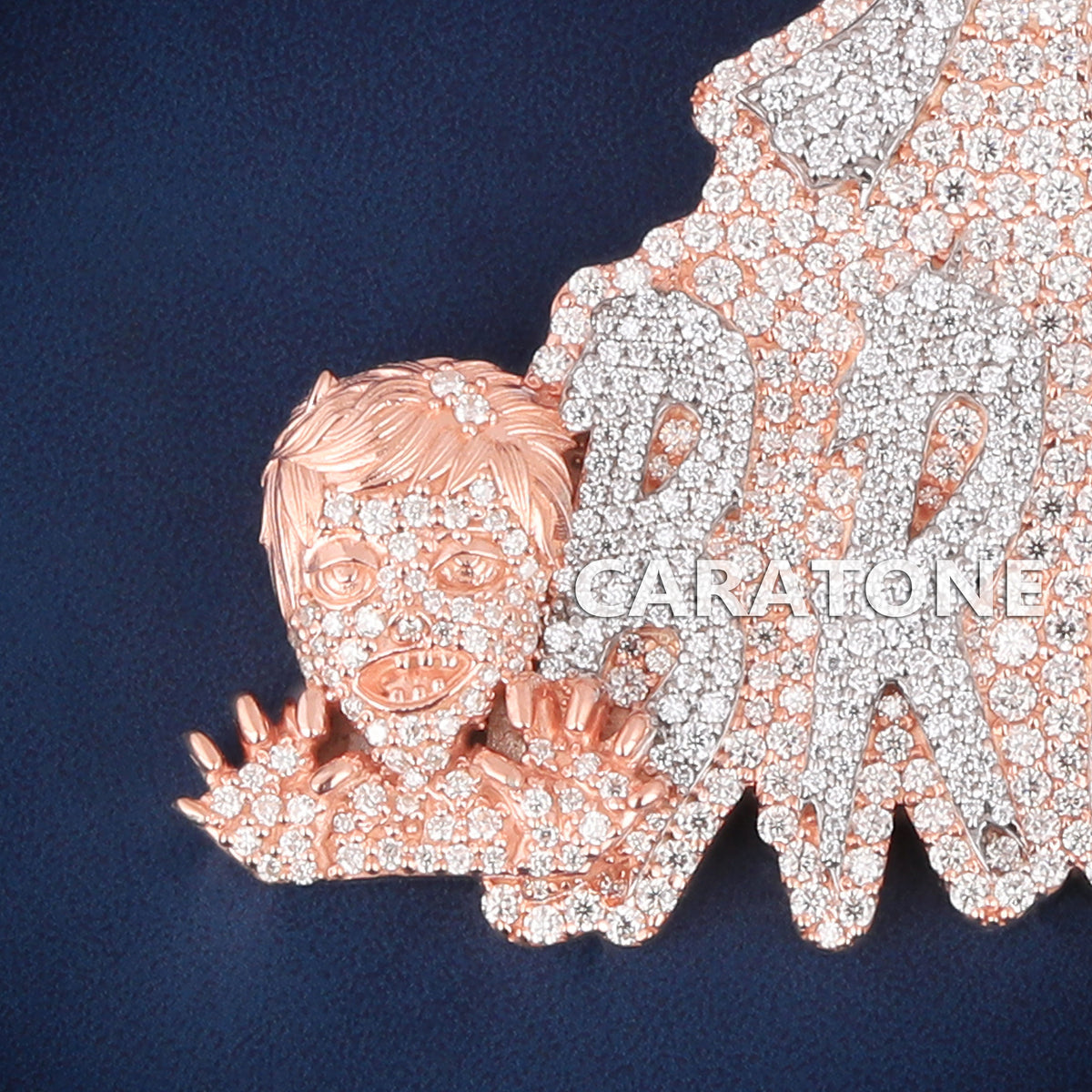 Custom Iced Out 300 Babies Hip Hop Pendant with Lab Grown Diamonds