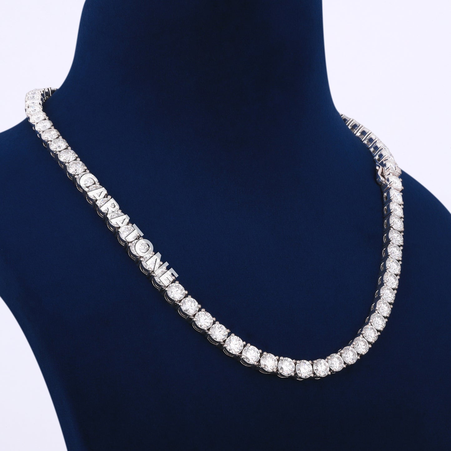 20 inch 6.5 mm womens tennis necklace for wedding engagement